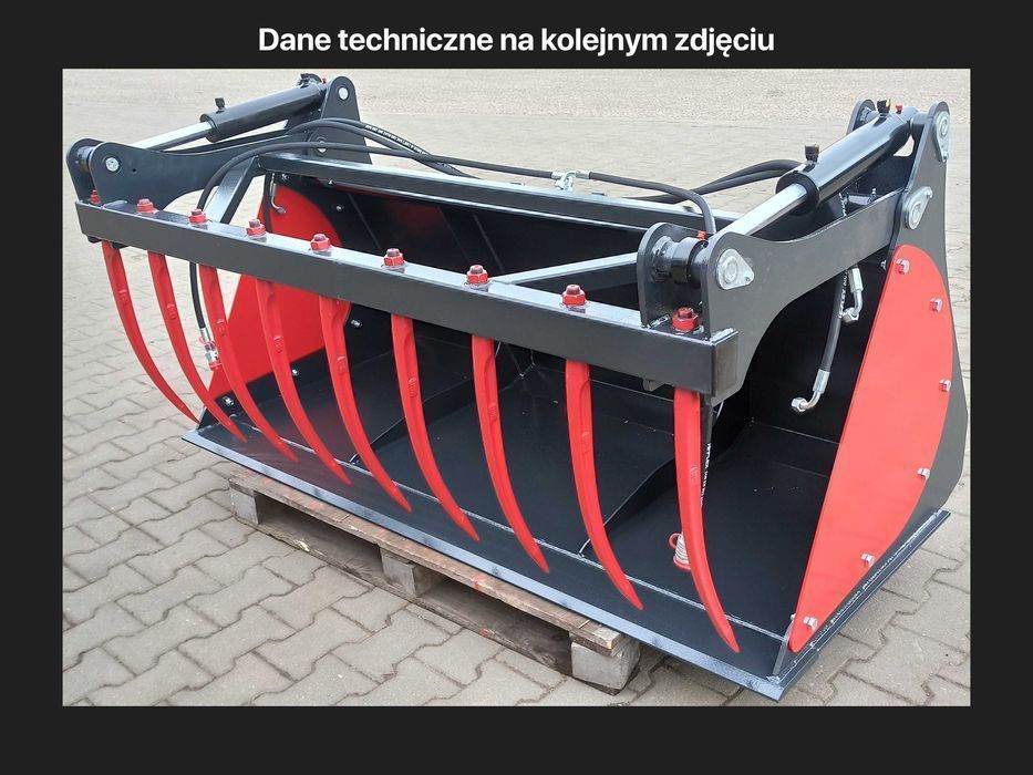 Łycho-krokodyl Metal-Technik zęby wkręcane | szerokość 140–240 cm