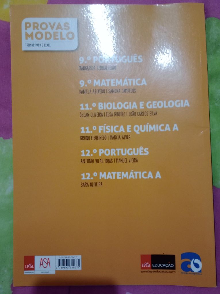 Livro Modelo de provas 12°ano