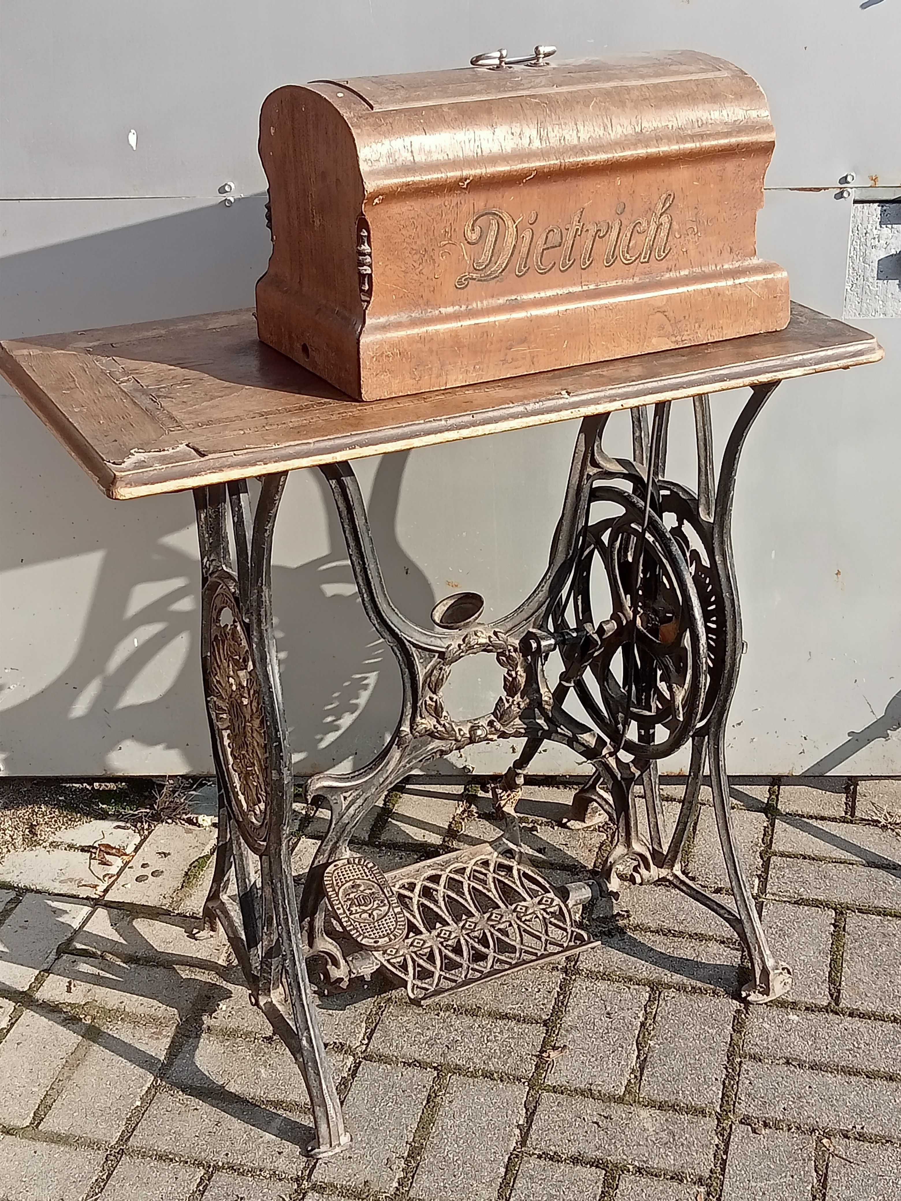 1890, Maszyna do szycia Dietrich, secesyjna, Jugendstill, Art Nouveau