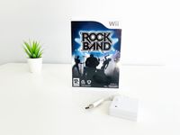 Jogo Rock Band + Adaptor Wii - NOVO