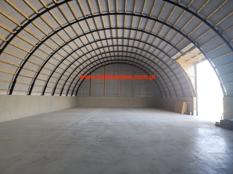 Hala Łukowa Stalowa rolnicza przęsło wiata konstrukcja 18 x 30 x 7 m