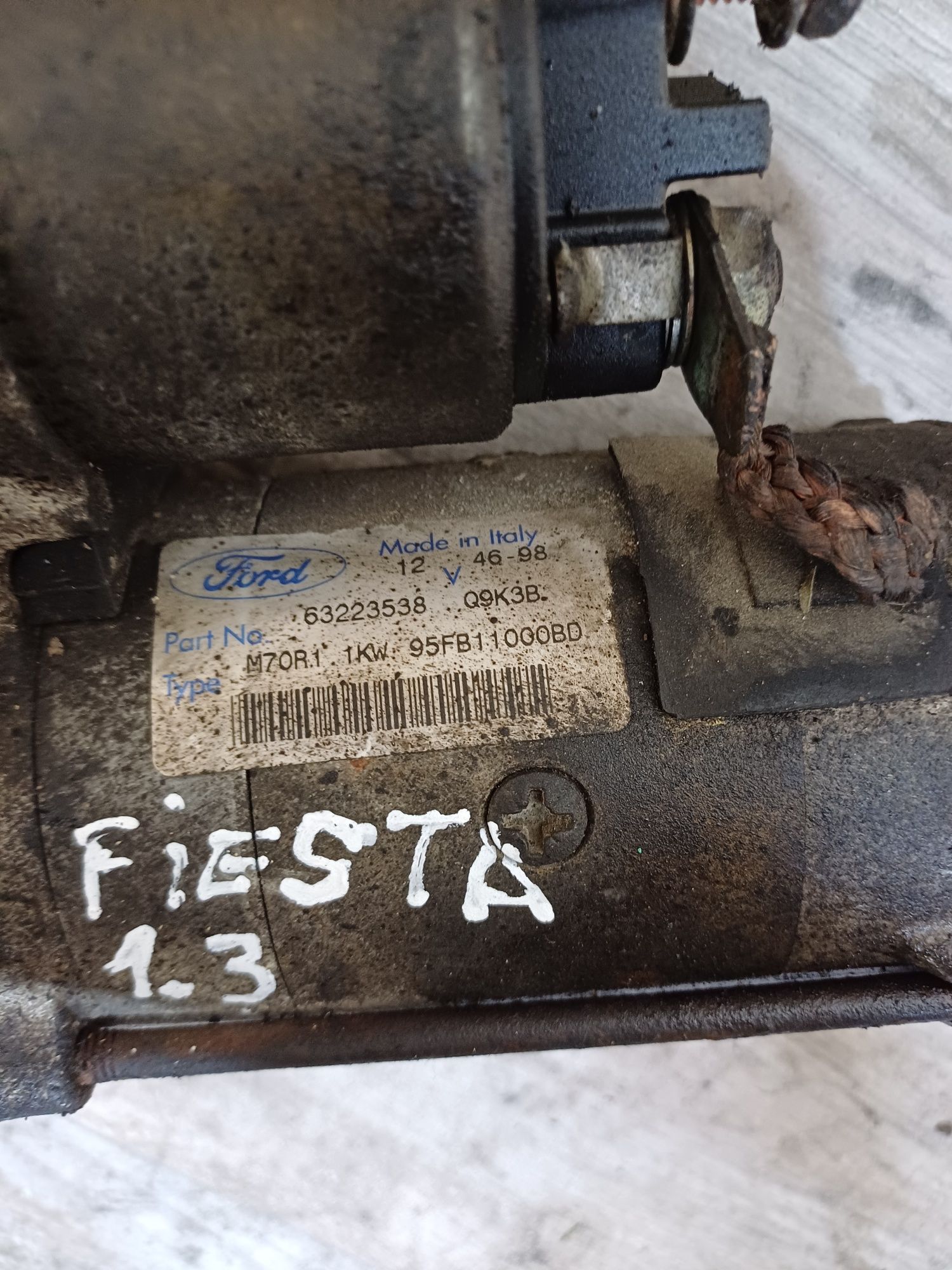 Ford Fiesta 1.3 генератор стартер