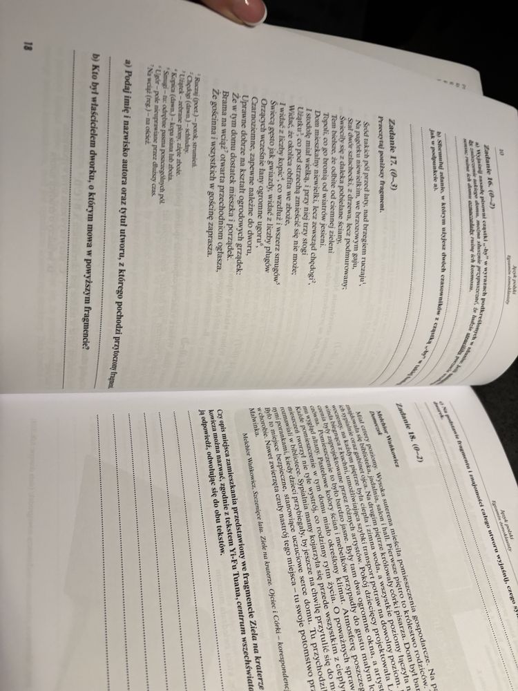 Język polski Operon, arkusze, egzamin ósmoklasisty
