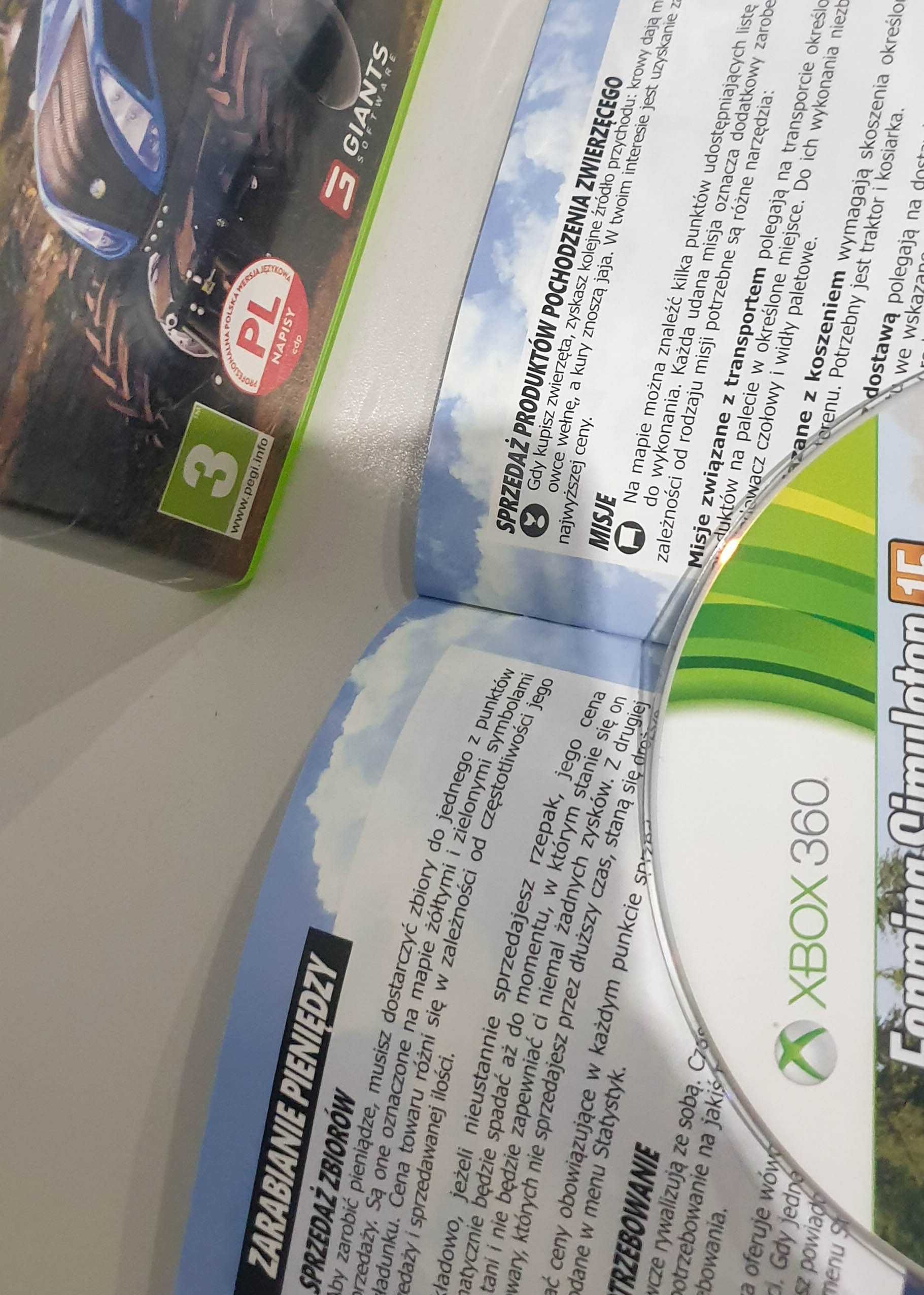 Gra Farming Simulator 15 Xbox 360 wyd. PL Gra po Polsku Unikat