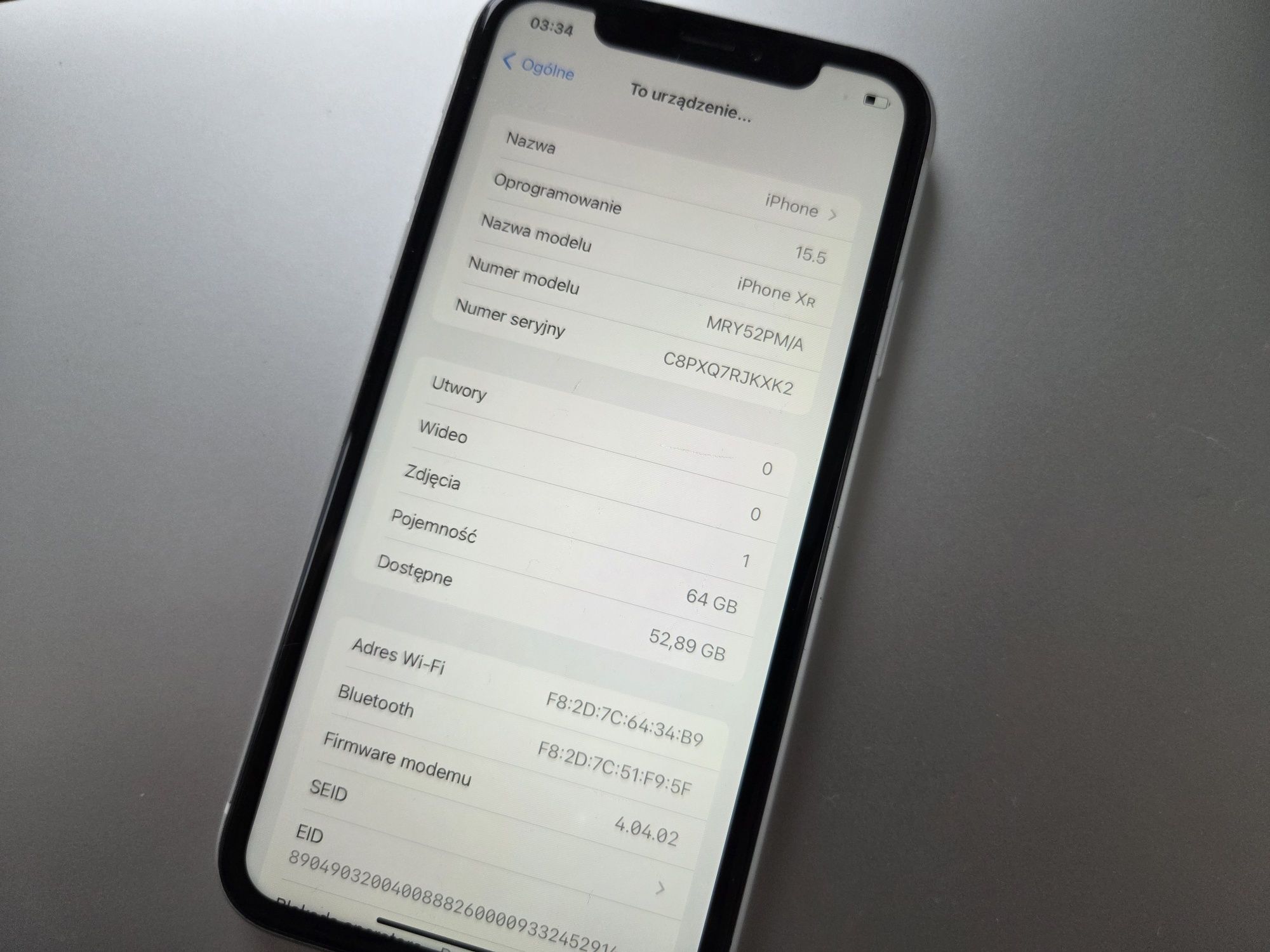 IPhone xR 64GB biały