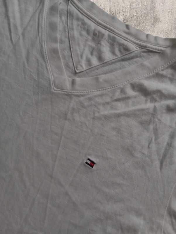 Biała koszulka Tommy Hilfiger