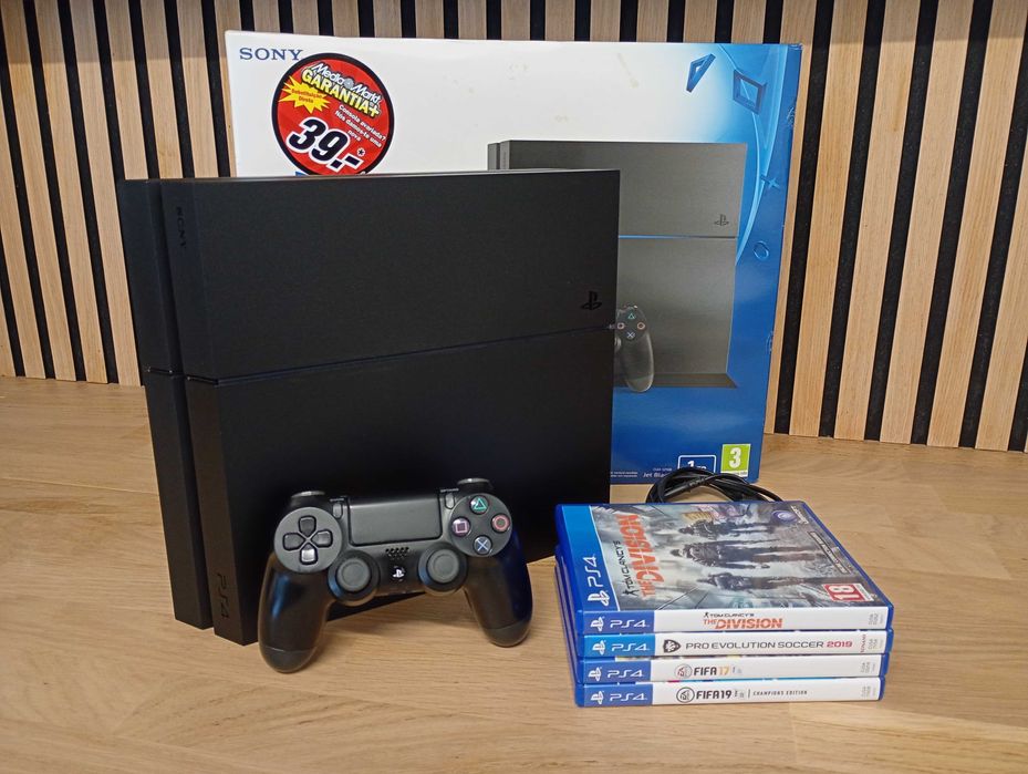PS4 1TB + comando + jogos