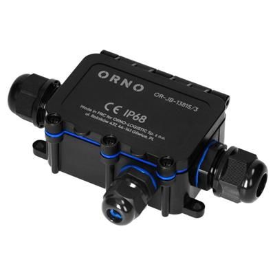 Puszka n/t HD IP68 0.75-4.0mm2 dławnice M20 M16