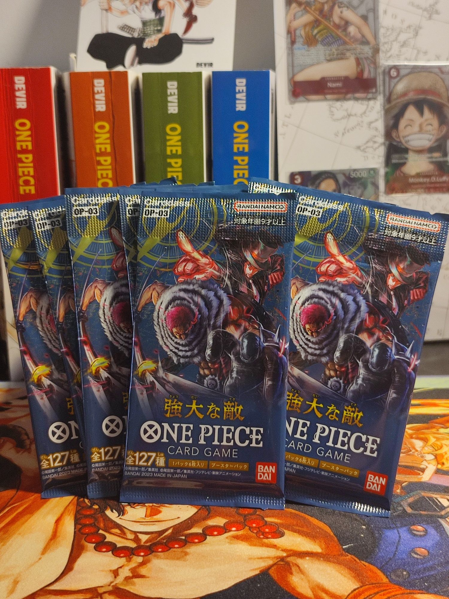 ONE PIECE - Booster Packs( Japonês e inglês)