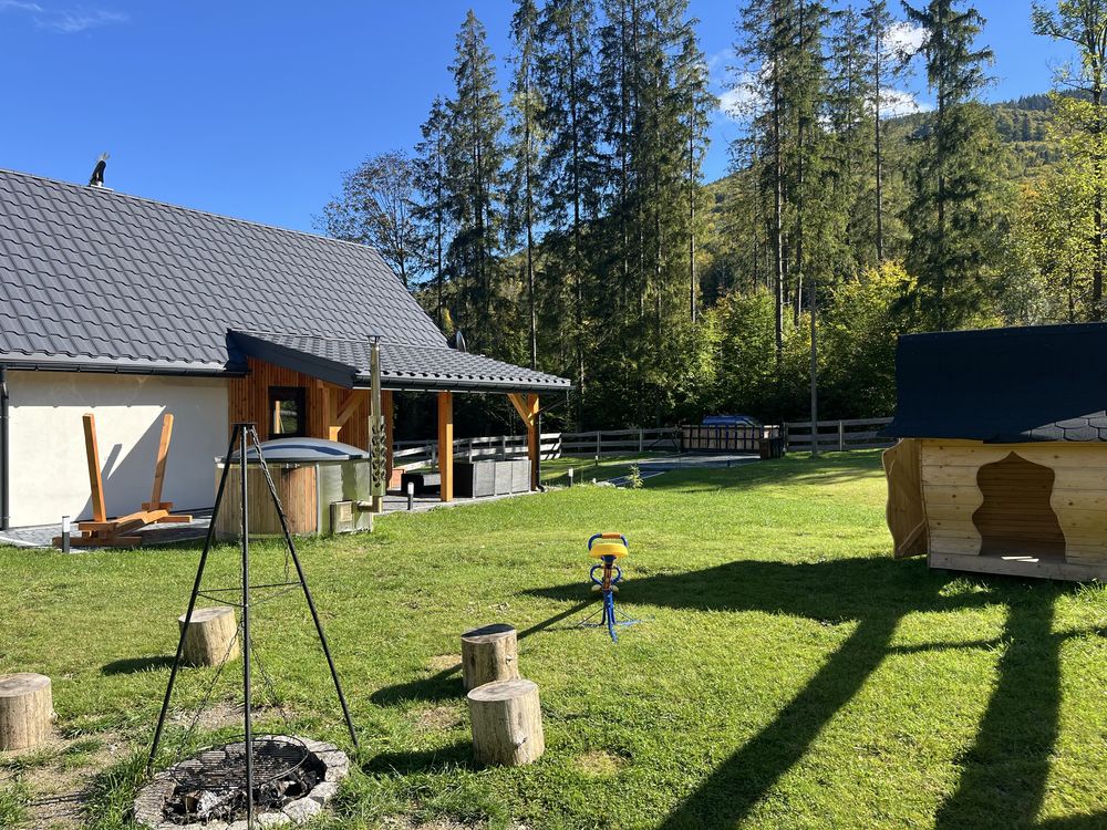 Siedlisko w Dolinie Danielki cisza natura las domek balia