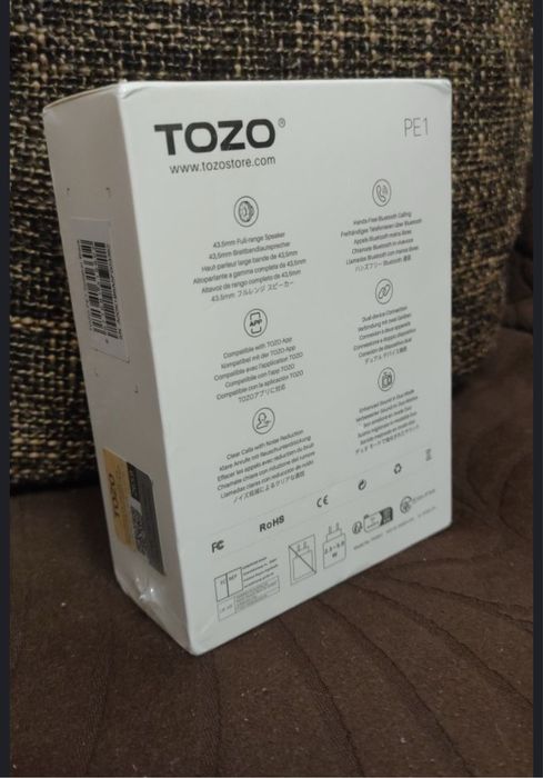 Преміум звук 10w/32H/ipx8/ портативна блютуз колонка Tozo PE1