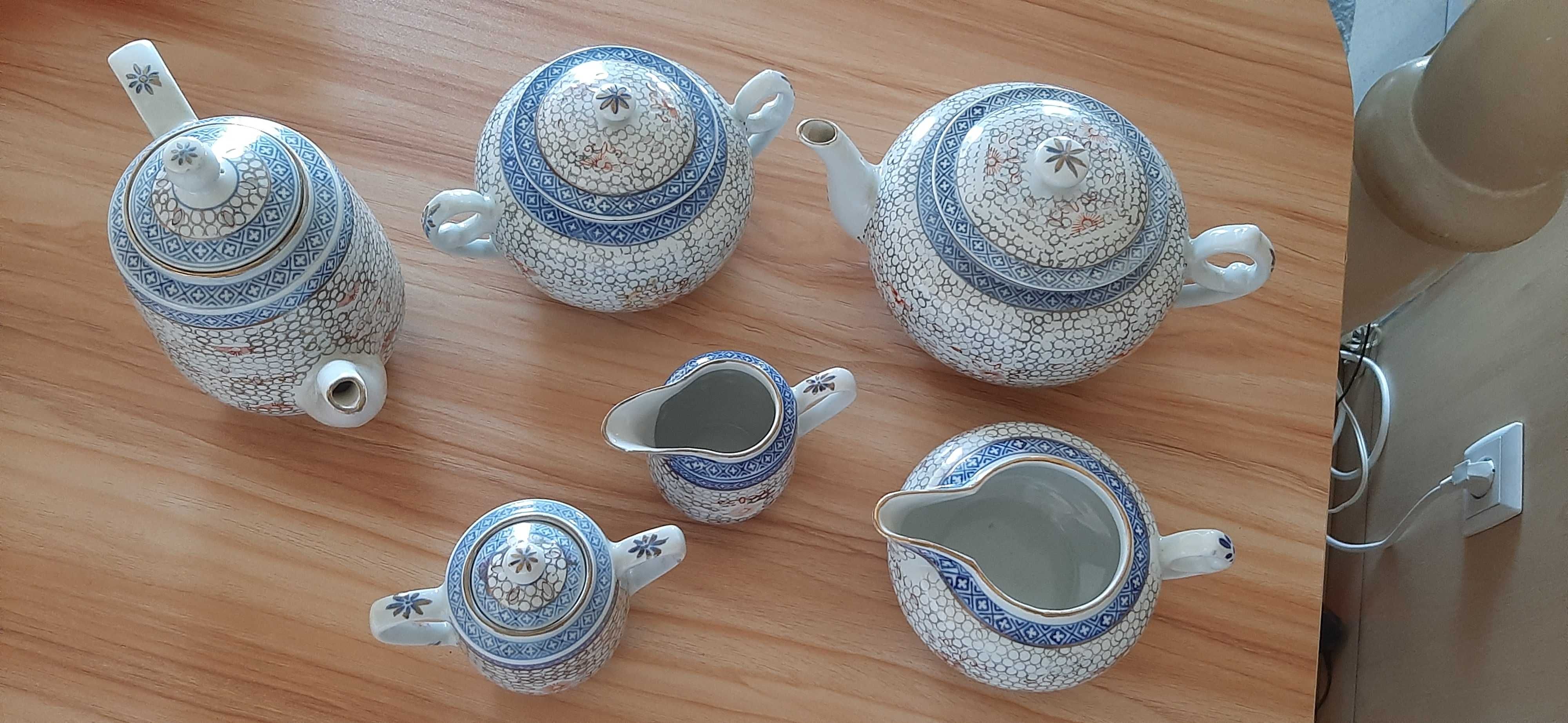 Set Completo de Chá de Porcelana Chinesa