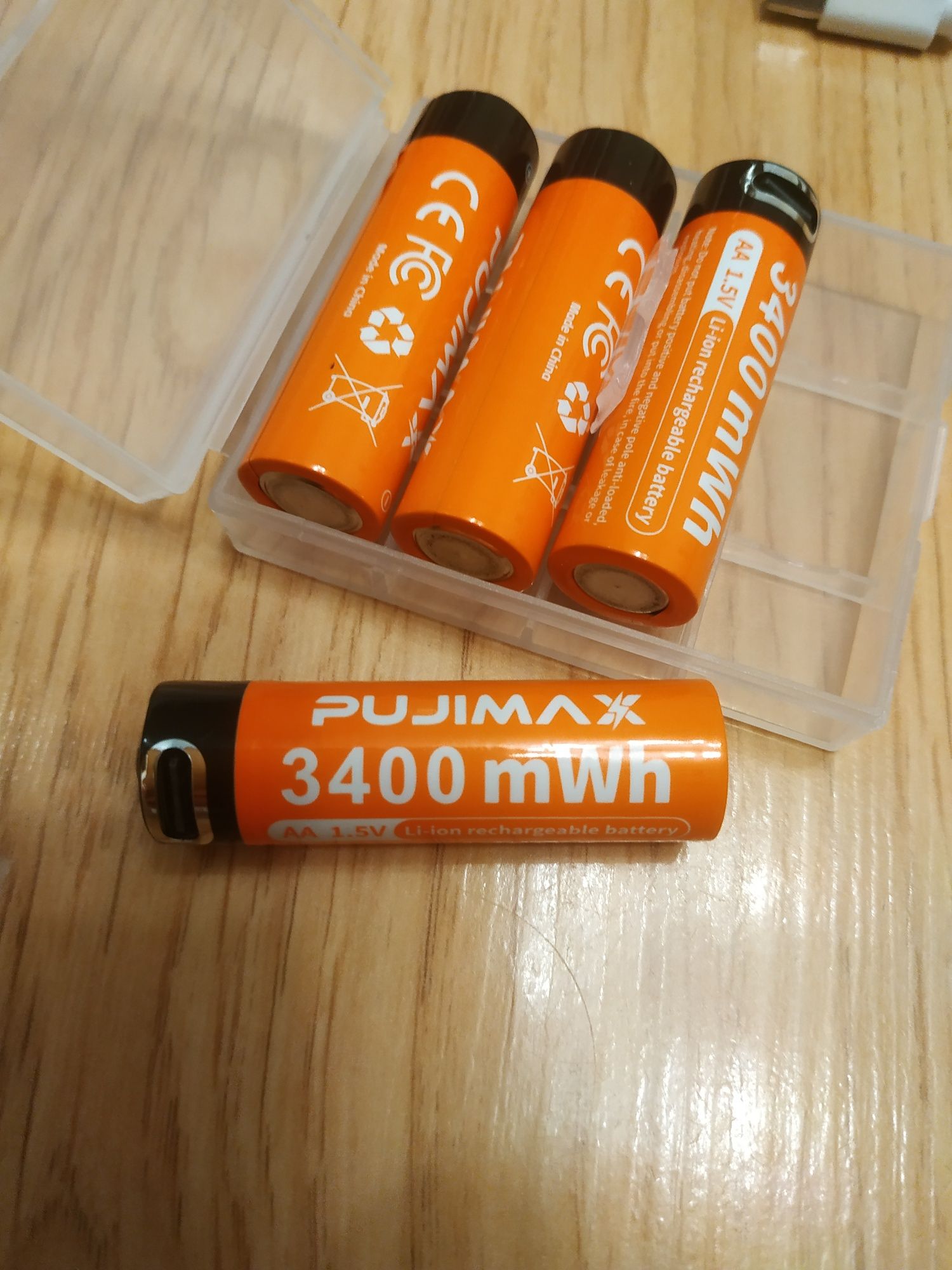 Акумулятор AA заряд USB_4 шт.