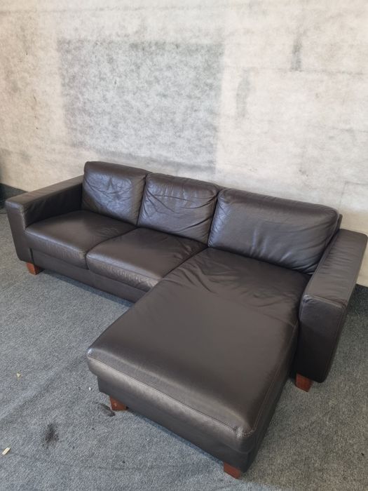 Шкіряний кутовий диван Шкіряний куток Шкіряні меблі з Європи