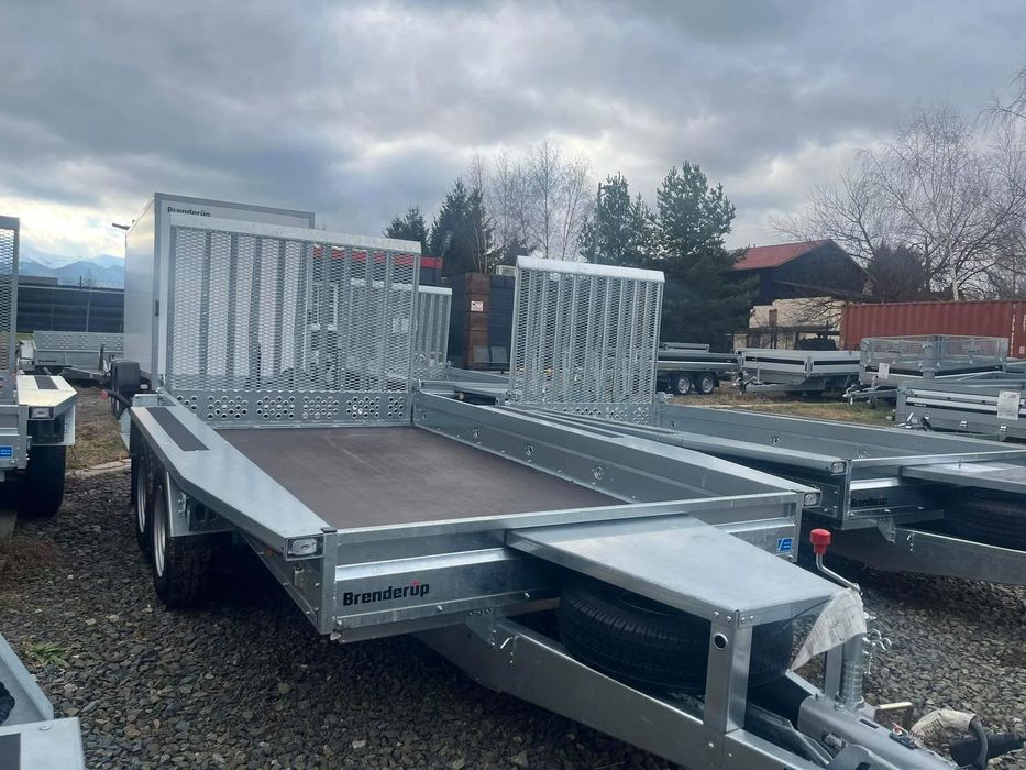 Brenderup MT3651STB3500  Brenderup MT3651 DMC 3500 Profesjonalna Przyczepa pod Minikoparkę