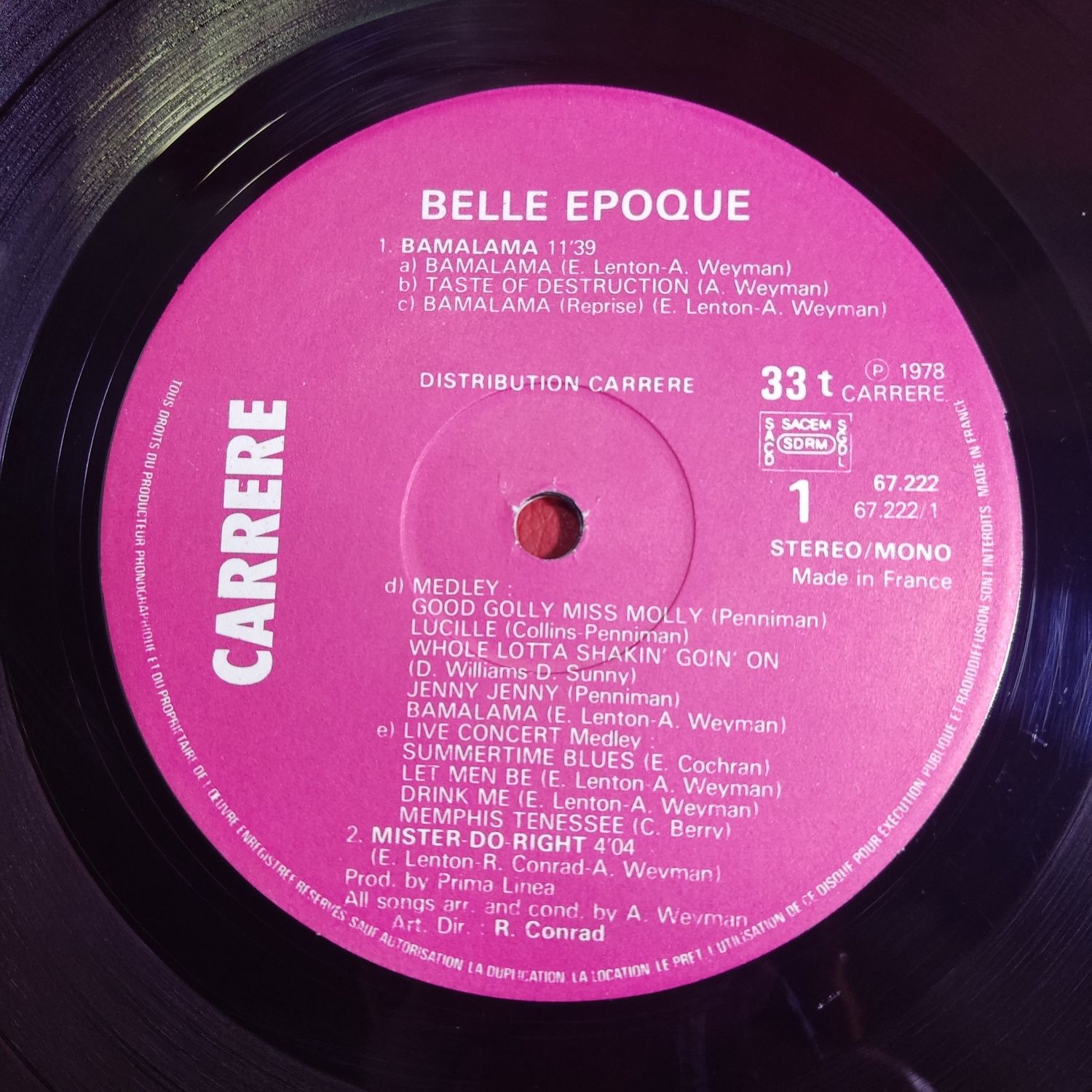 Belle Epoque - Bamalama.1978.France .