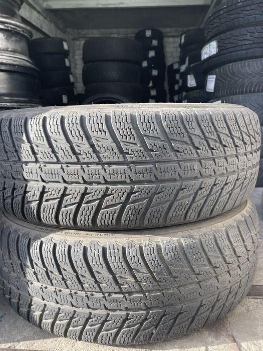 Шины 225/65 R17 Nokian б/у пара зима 6mm U8