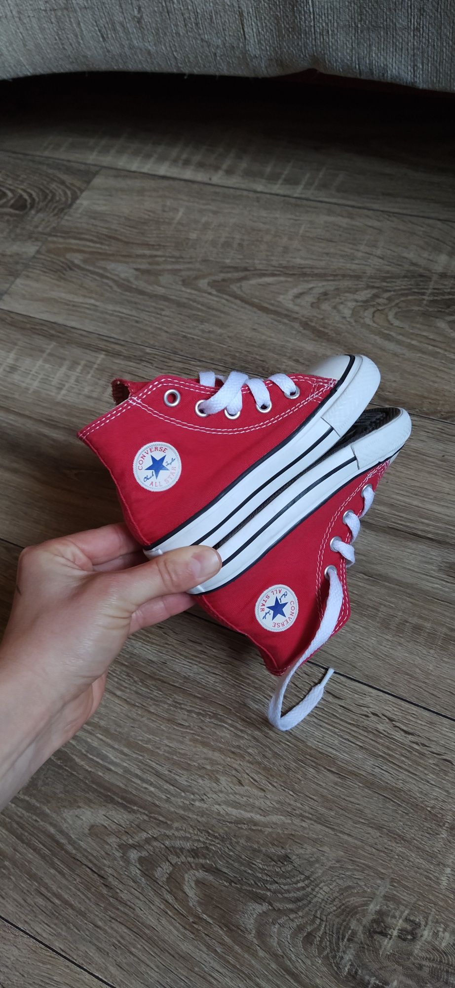 Converse trampki Conversy wysokie czerwone r.21