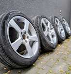 Felgi aluminiowe R17 5x108 + Opony Volvo Ford Jaguar