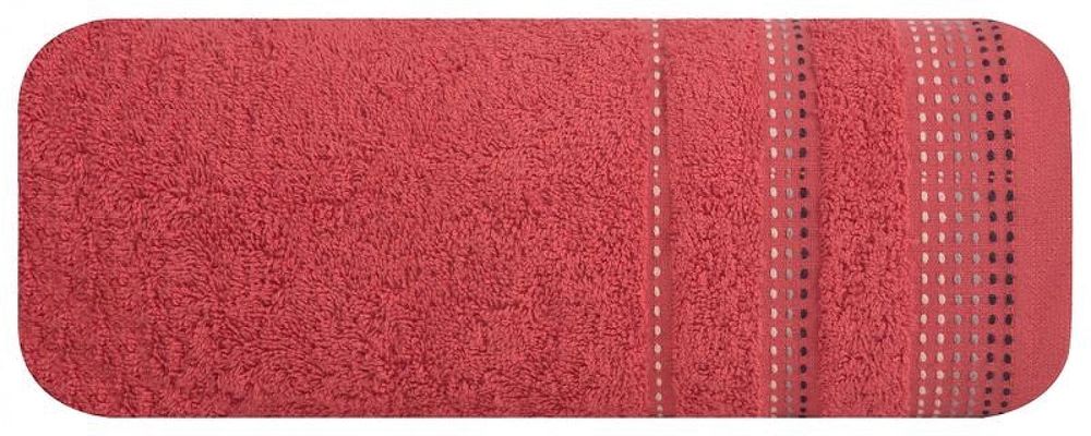 Ręcznik 70x140 kąpielowy bawełniany 500g/m2 frotte POLA czerwony