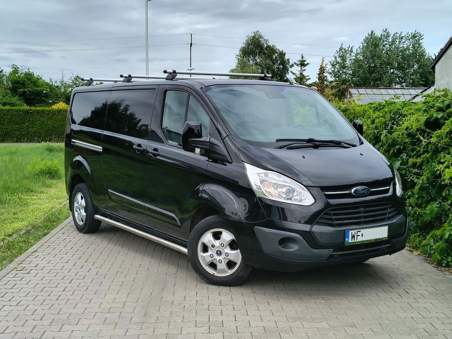 Ford Transit Custom  / Automat / 170KM / Nowy Rozrząd / Półskóra / 2x PDC / HAK /