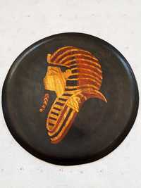 Тарелка медная настенная Тутанхамон