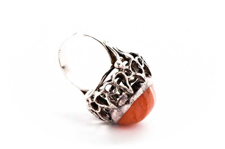 Olbrzymi Srebrny Pierścionek - 15,60g - PRL - VINTAGE - KRAKÓW