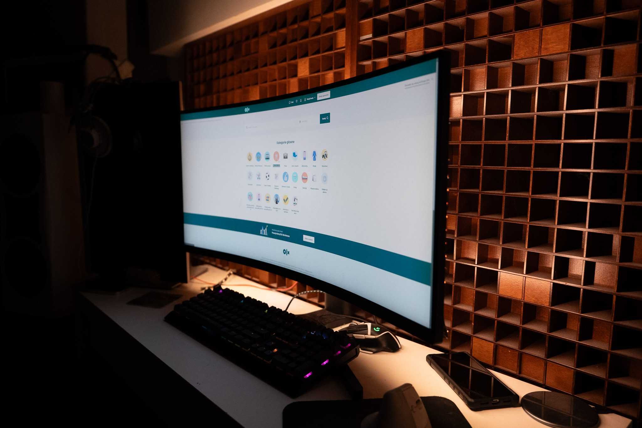Monitor Xiaomi Mi Curved 34" UltraWide 21:9 + LED Ambilight