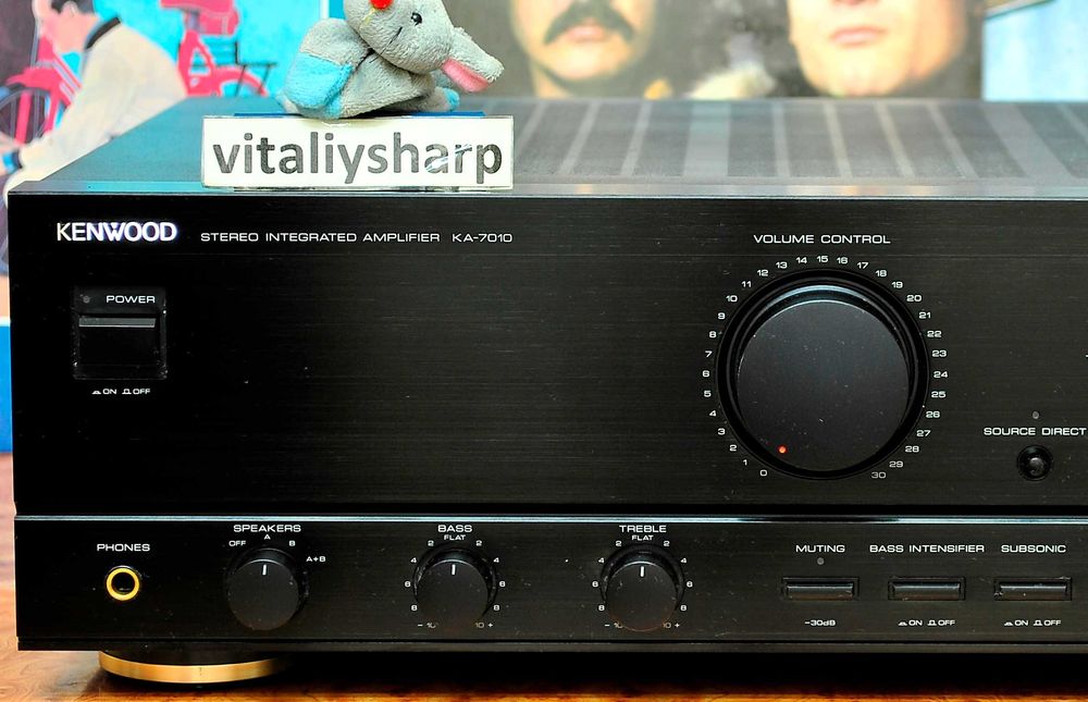 Топовый KENWOOD KA-7010 (801) 105/155вт 15кг 2транса идеал.сост