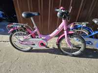 Rower dziecięcy dla dziewczynki różowy puki koła 16 aluminiowy