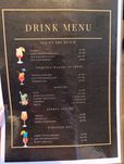 Drink menu na wesele