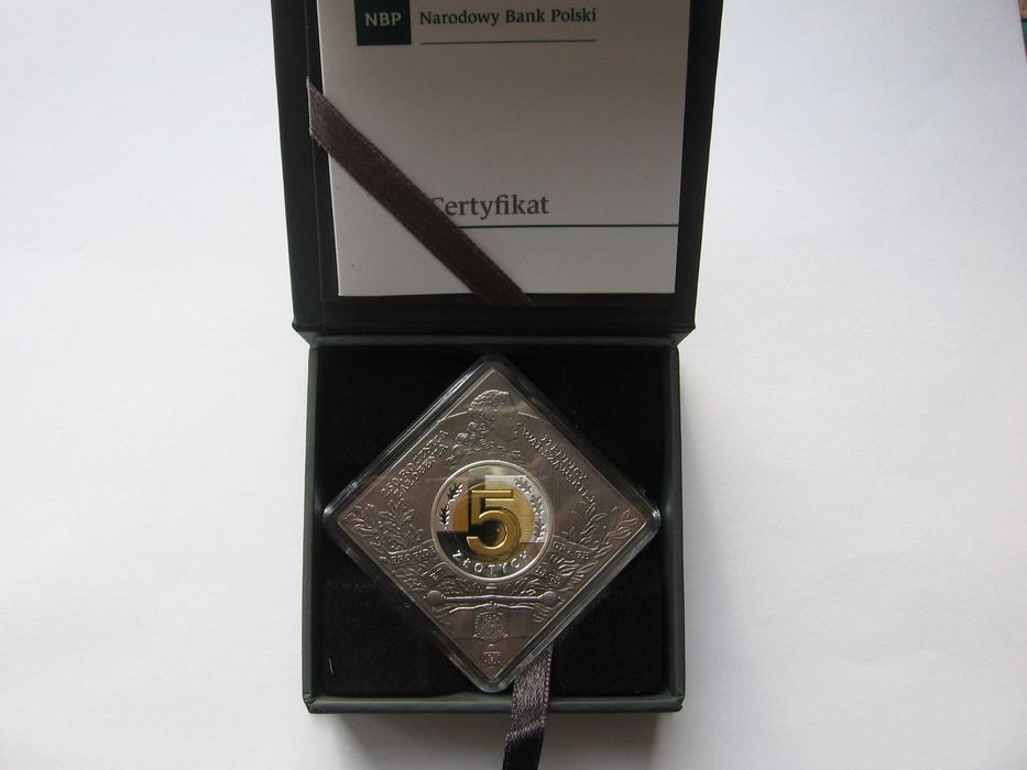 5 zł 250 rocznica założenia Mennicy Warszawskiej