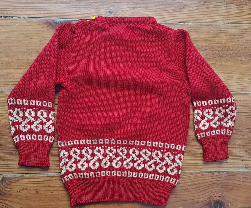 Camisola malha vintage 5 anos