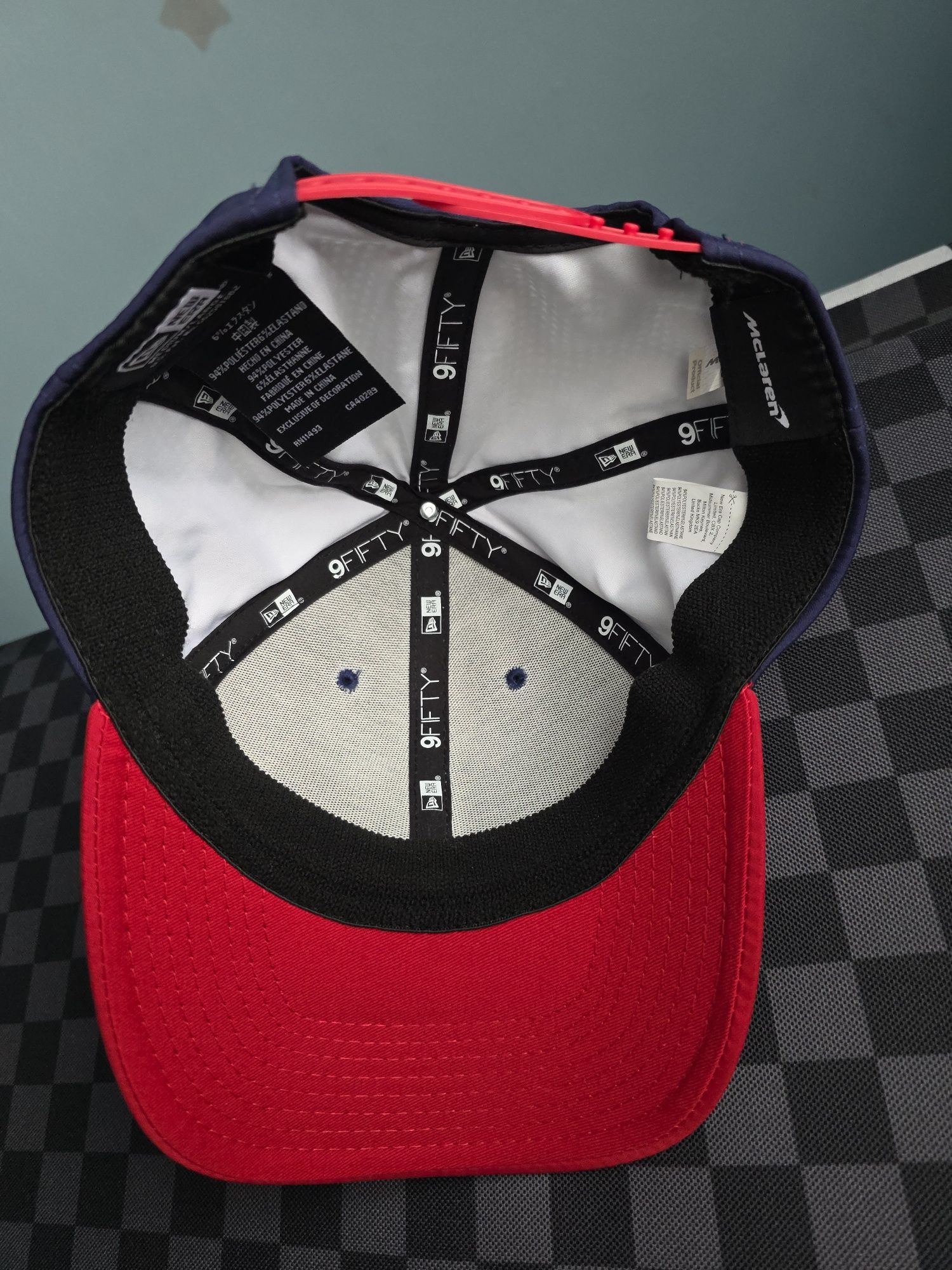 McLaren Formula 1 Team, USA 2021, czapka New Era, F1, Formuła 1,Norris