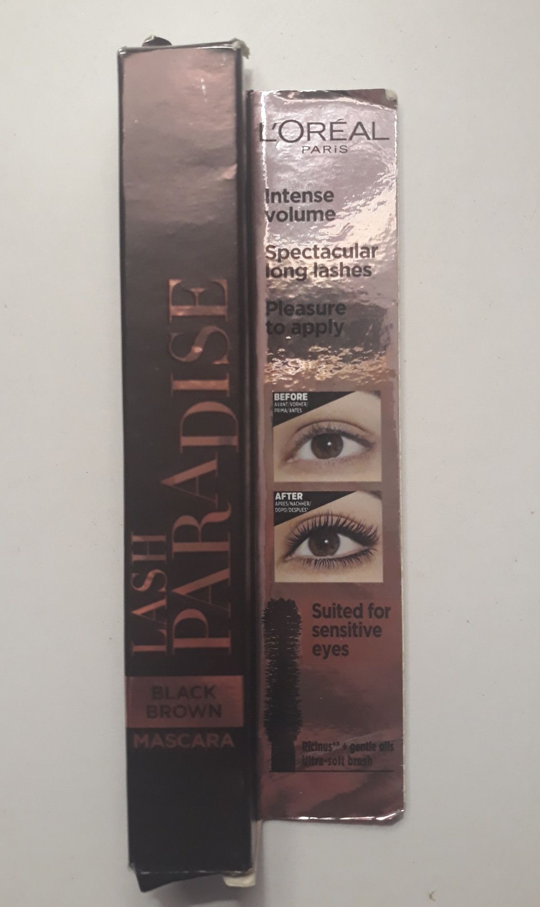 Lorea'l Paris Loreal Lash Paradise mascara tusz do rzęs Black Brown