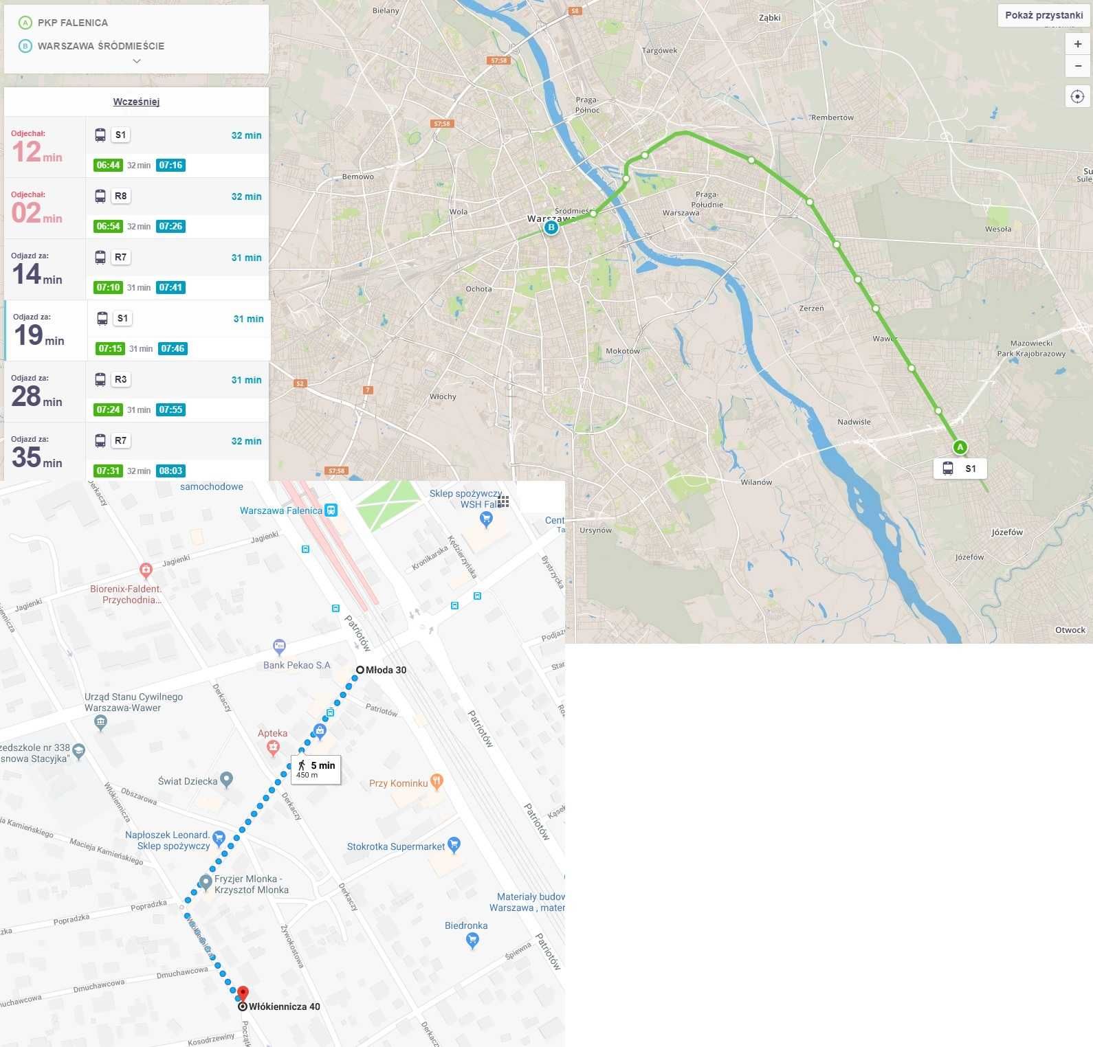 Nowoczesna kawalerka blisko PKP Warszawa-Falenica * bezpośrednio *