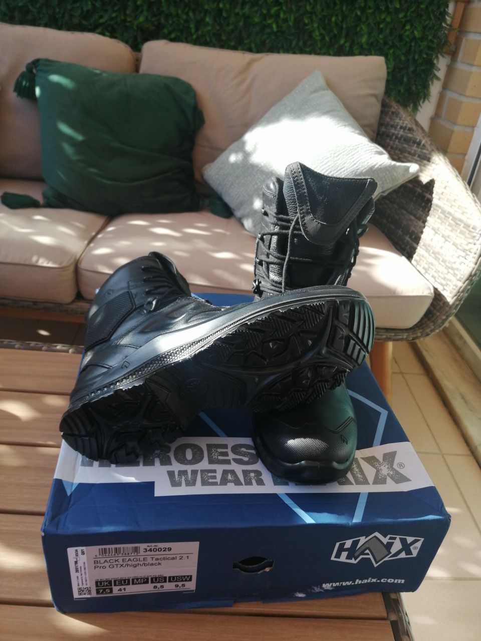 Botas Haix Black Eagle Tactical 2.1 GTX Pro high