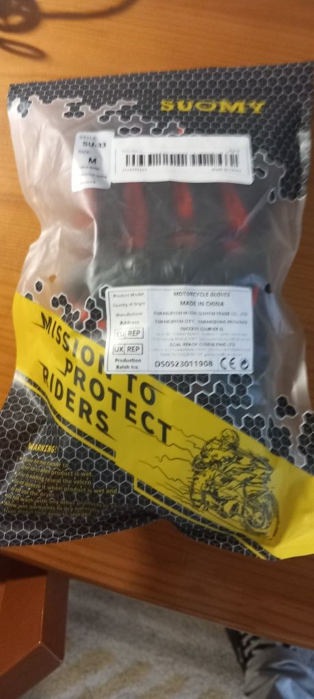 Luvas para mota novas M