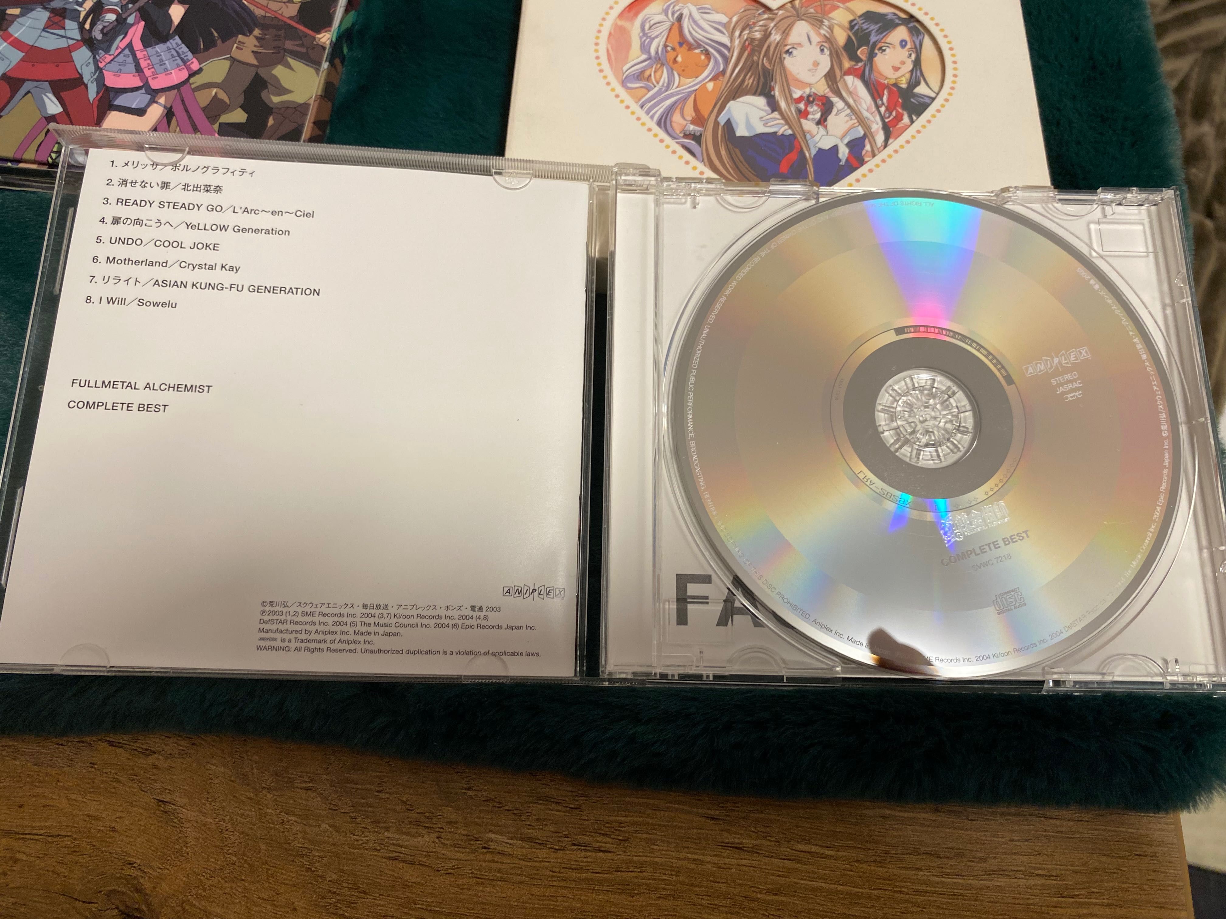 muzyka anime japonia Fullmetal Alchemist Complete Best cd bdb komplet