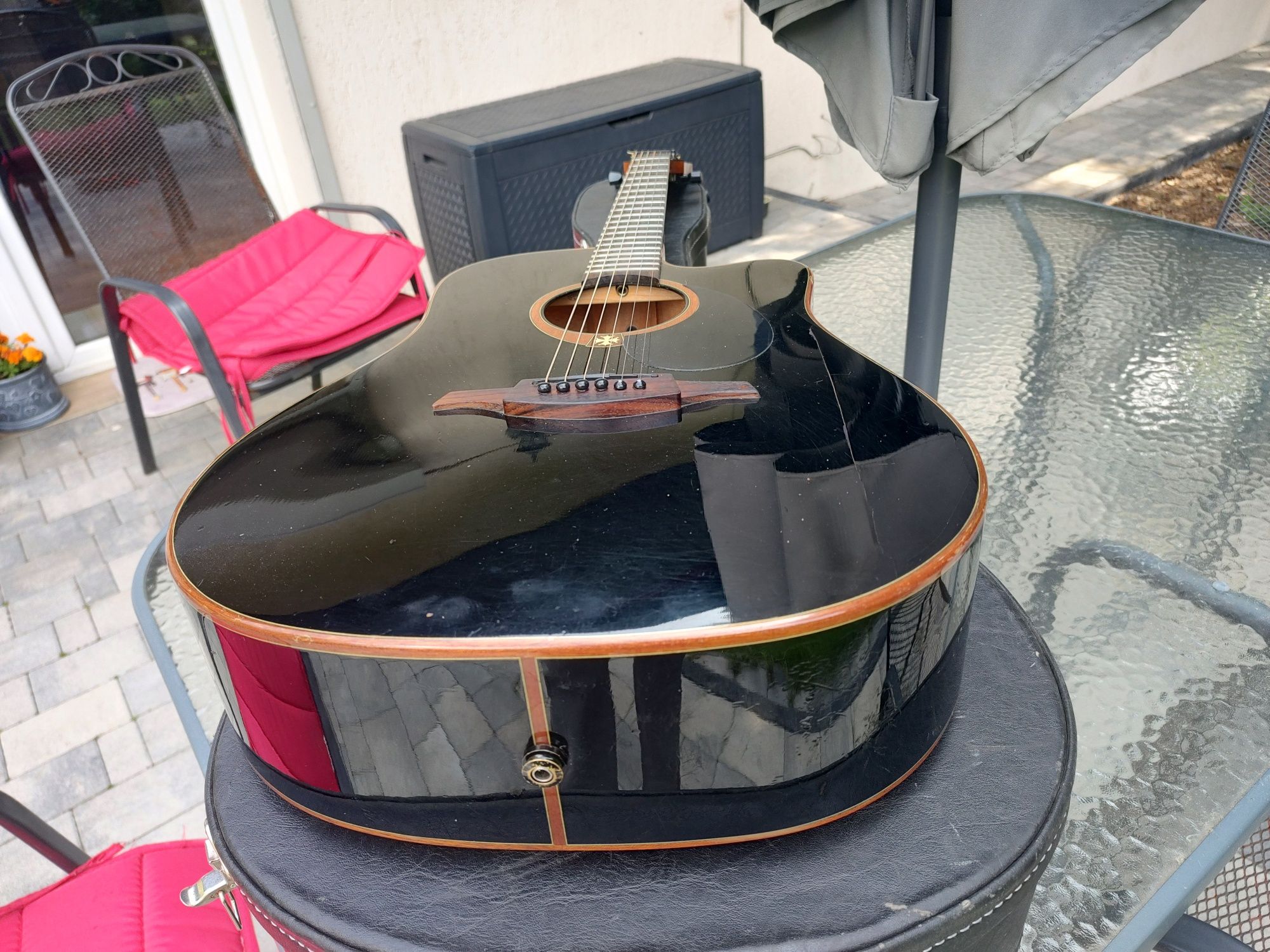 LAG T100DCE-BLK Stage gitara elektroakustyczna CASE superwygodna //