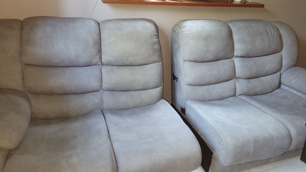 Sofa i 2 fotele z funkcją relax
