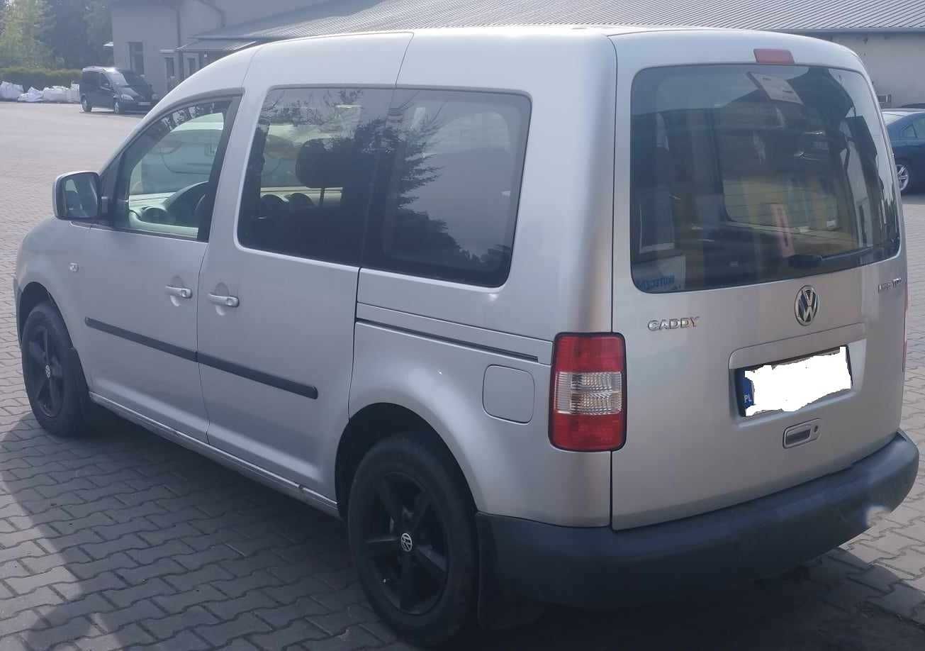 Wynajmę CADDY 1,9TDI 2010 5 osobowy klima L i P drzwi tył suwane