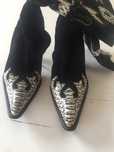 Buty kowbojki czarne