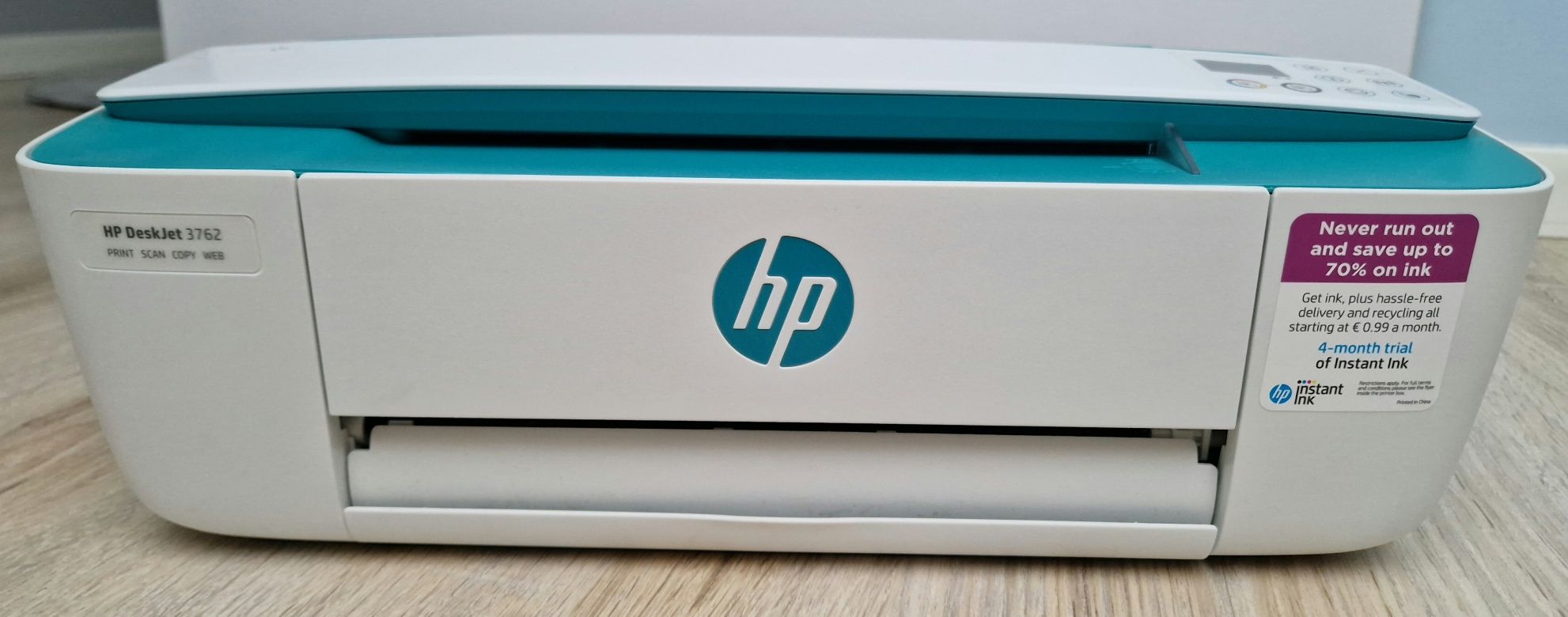 HP DeskJet 3762 WiFi: kolorowa drukarka + skaner stan idealnyeal