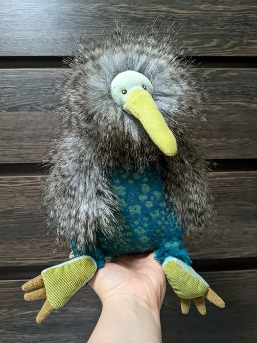 Мягкая игрушка Moulin Roty Le Bazar  птица киви, птичка, Франция