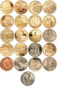 2 zł Komplet monet z roku 2011 -  ( 21 monet ) . Stan menniczy .