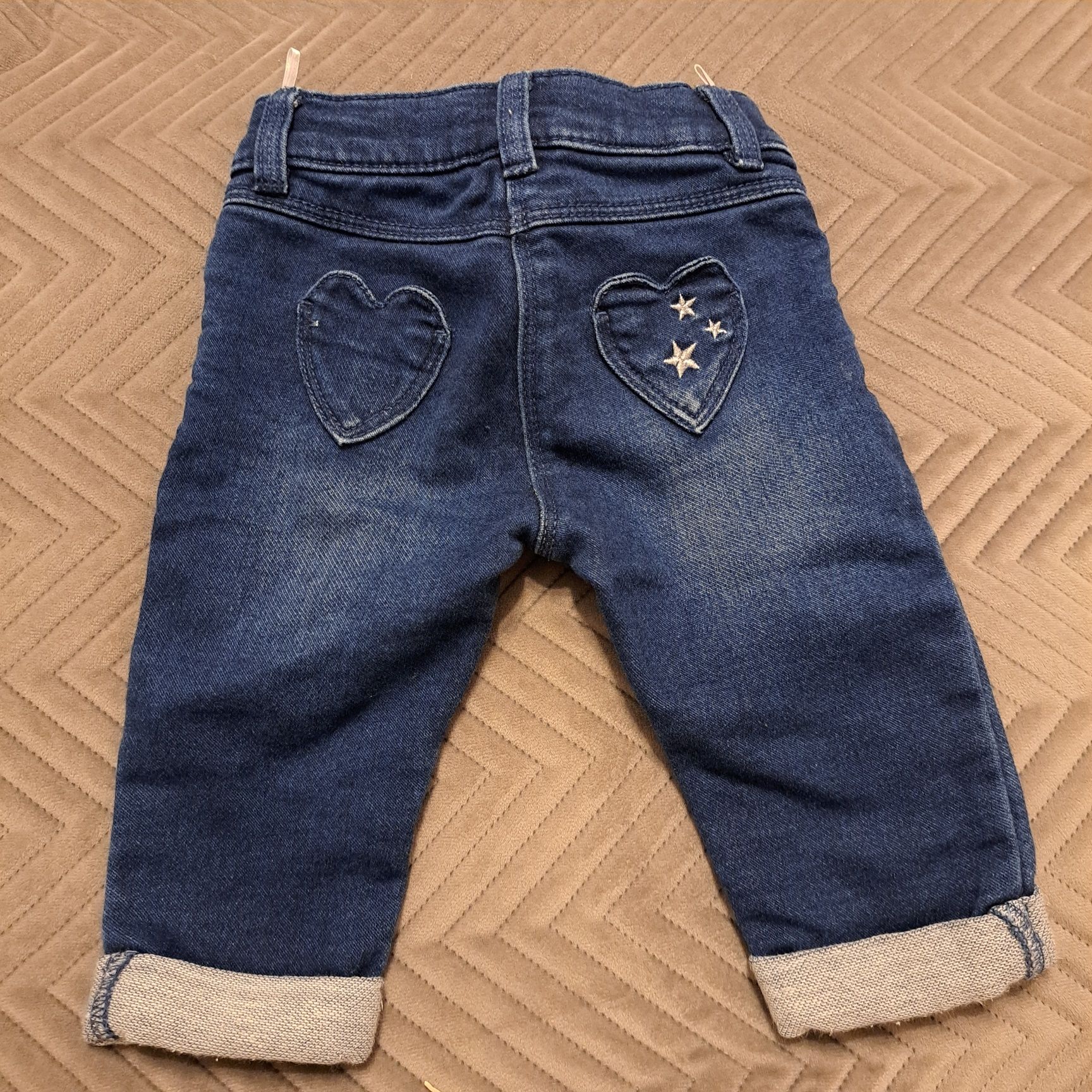 Spodnie jeansowe 68 cm