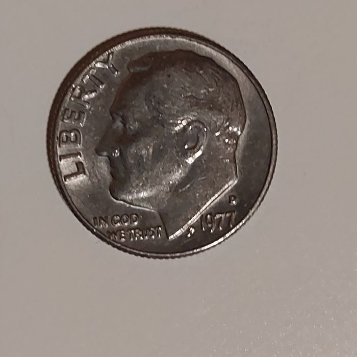 Moneta One Dime Liberty 1977 "D"