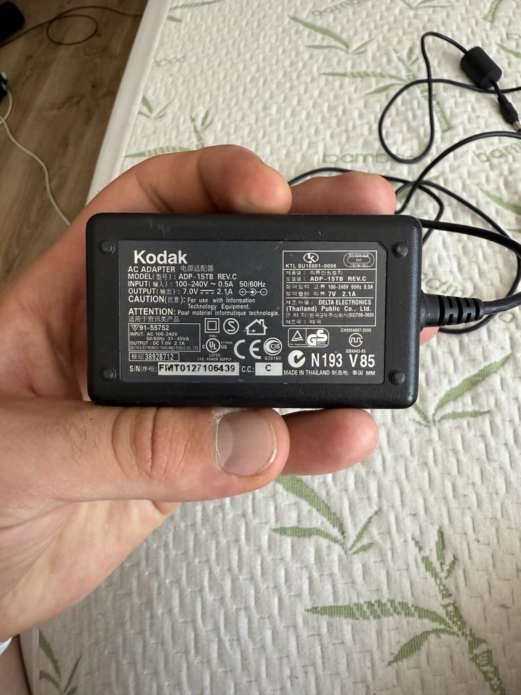 Zasilacz Kodak AC ADAPTER ADP-15TB REV.C 7.0V 2.1A