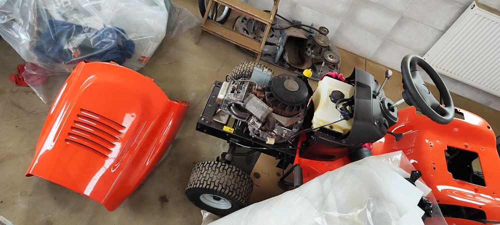 Kosiarka traktorek z Niemiec Alko husqvarna gutbroad do przejrzenia